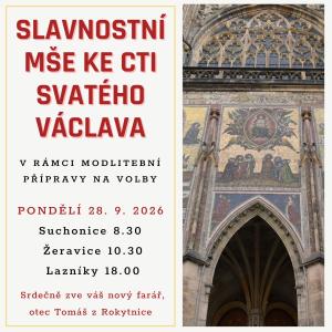 mše sv. Václav